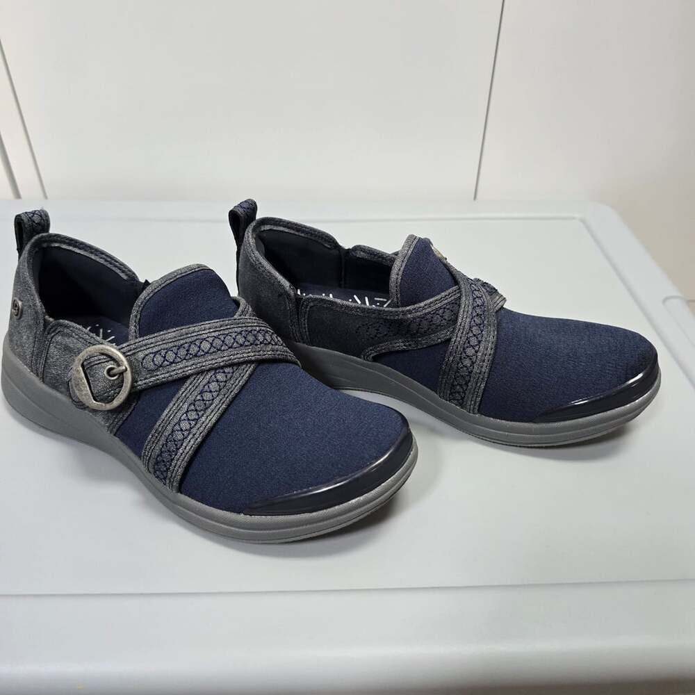 Bzees Indigo Slip-on Shoes Navy Blue